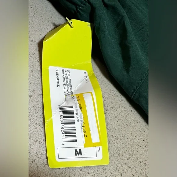 All in Motion Active Light Mid-Rise Cargo Forest Green Jogger Pants NWT - Picture 6 of 10